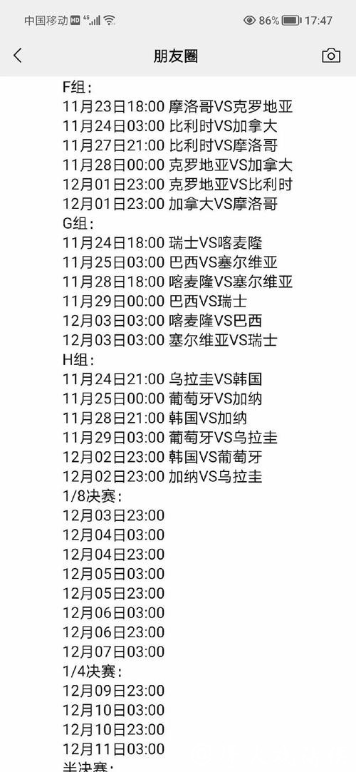 深入解析世界杯比赛赛程及详细介绍